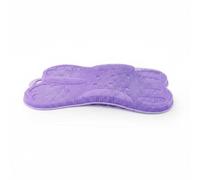 Gralara Tapete de Silicona con Ventosas Resistente Al Agua Alfombra de Baño Antideslizante Suave Limpiador Pies Manos Libres, Púrpura