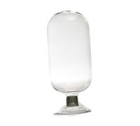 Gralara Tarro de Cristal Transparente para cerillas, vacío, multifunción, para decoración del hogar, baño, Decorativo, para Chimenea, M