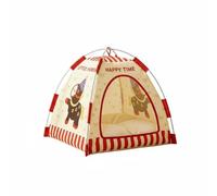 Gralara Tienda Mascota Semiencerrado Accesorio Animal Transpirable para Gatos, M, Circus
