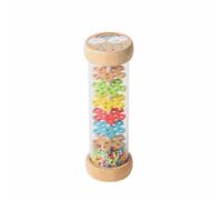 Gralara Tubo Musical de Lluvia Método Educación Práctica Juguete Sensorial de Lluvia Estimulación Acústica Sensorial Visual Tubo Musical para Guardería