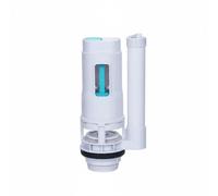 Gralara Válvula de Descarga para Inodoro Mecanismo de Doble Etapa Repuesto Universal Sello de Silicona Resistente Ahorro de Agua Ajuste de Caudal Adecuada, 21CM