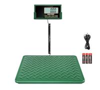 GRAM PRES Báscula de correo digital de alta precisión, plataforma de acero resistente, para paquetes, franqueo y equipaje, con función Hold & Tare, funciona con pilas y USB