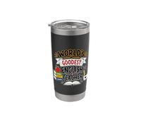 Gramática ingeniosa del profesor de inglés más bueno del mundo divertido Vaso térmico de acero inoxidable de doble pared