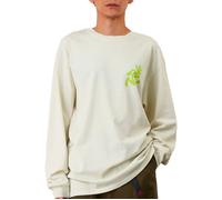 Gramicci - Camisetas - Running Man LS Tee Pigment Dyed Natural Pigment - Talla M - Beige Beige M