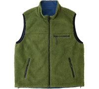 Gramicci - Reversible Sherpa Vest Olive Dusty Navy - Talla M - Caqui Caqui M