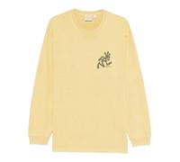 Gramicci - Running Man L/S Tee Pigment Dyed - Sweatshirts & Hoodies - Hombre - Amarillo - M -