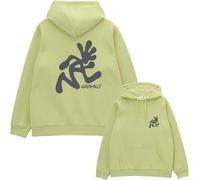 Gramicci - Sudaderas - Running Man Hooded Sweatshirt Lime - Talla M - Verde Verde M