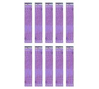 Gramigg 10pcs Tinsel Fringe Garland Pet Pet De Navidad Decoraciones La Ventana La Fiesta Fiesta Funcional Basas Boda Cadena
