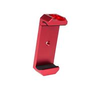 Gramigg Abrazadera de aluminio para smartphone con agujero de tornillo de 1/4, diseño ajustable para soporte de dispositivo de 6 a 9 cm de ancho, adaptador de trípode para tablet