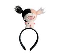 Gramigg Diademas para adultos y adolescentes con forma de muñeca de peluche para mujer, spa, maquillaje, tomar fotos, fiesta de Navidad