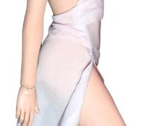 Gramigg Elegante vestido largo de noche de 1/6 figuras, vestido de muñeca para fotografía, esencial para figuras de acción, vestido de fiesta