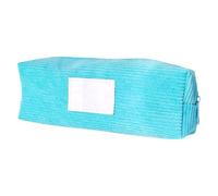 Gramigg Estuche de pana de gran capacidad para lápices, de color caramelo, estilo japonés, suministros de oficina escolar, bolsa de pana de gran capacidad