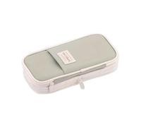 Gramigg Estuche escolar de gran capacidad para bolígrafos, soporte simple para bolígrafos, suministros de arte, almacenamiento para estudiantes, estuche organizador de estilos coreanos, Green