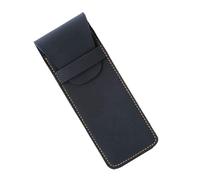 Gramigg Estuche retro de cuero para lápices, estuche para bolígrafos, suministros de oficina escolar para estudiantes, amplio almacenamiento, estuche retro para lápices, estuche simple para bolígrafos