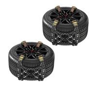 Gramigg Grilletes De Nieve para Vehículos Fuertes Sedanes Corriente Directa SUV No Deslizantes Sustancia Grilletes Nieve para Invierno