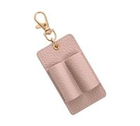 Gramigg Organizador de cuero para bolígrafos, soporte de doble ranura con llavero extraíble para cuadernos, mochilas, clip de cuero esencial de viaje, suministros de oficina, b