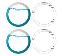 Gramigg Paquete de 4 pegatinas de metal para tableta, alineación de carga óptima a través de una simple aplicación adhesiva