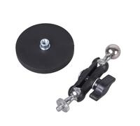 Gramigg Placa adaptadora de rosca de 1/4 pulgadas, cabeza de bola de 17 mm, para soporte de teléfono, cámara, trípode, montaje de teléfono, cocina