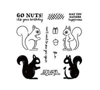 Gramigg Troquel de corte de metal de Navidad con sello de silicona transparente para manualidades, regalo divertido hecho a mano