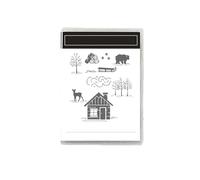 Gramigg Troquel de corte de metal de Navidad con sello de silicona transparente para manualidades, regalo divertido hecho a mano