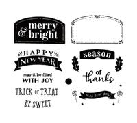 Gramigg Troquel de corte de metal de Navidad con sello de silicona transparente para manualidades, regalo divertido hecho a mano