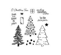 Gramigg Troquel de corte de metal de Navidad con sello de silicona transparente para manualidades, regalo divertido hecho a mano