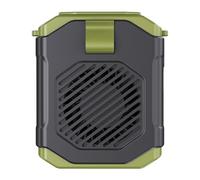 Gramigg Ventilador de cintura portátil de 1800 mAh, ventilador de clip, recargable, textura ABS, regalo portátil para entusiastas del deporte, portátil para colgar en la cintura