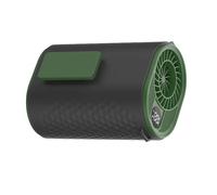 Gramigg Ventilador de clip para cinturón, linterna portátil, ventilador de refrigeración portátil para colgar en la cintura, para trabajar al aire libre, senderismo, camping, pesca, senderismo, viajes