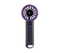 Gramigg Ventilador de mano multifuncional con textura de batería recargable, adecuado para viajes, oficina y uso al aire libre, portátil