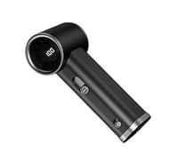 Gramigg Ventilador de mano silencioso alimentado por USB, batería recargable de 3000 mAh, flujo de aire ajustable, indicadores de alimentación digitales, portátiles personales USB recargable