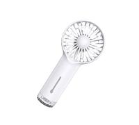 Gramigg Ventilador portátil ajustable de mano, pequeño, USB, para viajes, oficina, al aire libre, para operaciones silenciosas, funciona con pilas