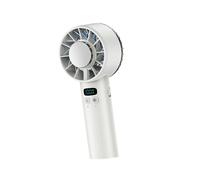 Gramigg Ventilador silencioso con pantalla digital USB, potente 5200 mAh, portátil, adecuado para dormitorio, oficina y escuela, refrigeración USB para el hogar
