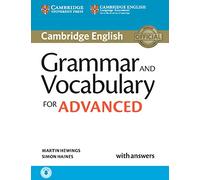 Grammar and Vocabulary for Advanced Book with Answers and Audio: Self-Study Grammar Reference and Practice (SIN COLECCION)