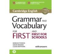 Grammar and Vocabulary for First and First for Schools Book with Answers and Audio