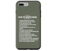 Grammar Pun English Language Fun Teacher Principle Carcasa para iPhone 7 Plus/8 Plus