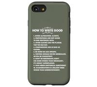 Grammar Pun English Language Fun Teacher Principle Carcasa para iPhone SE (2020) / 7/8