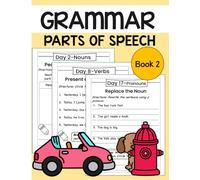 Grammar Skills Workbook Level 2: 1st Grade Grammar Workbook for Kids Ages 5-7: 40 Days of Nouns, Verbs, Sentence Building, Capitalization, Punctuation ... Practice for Kindergarten and First Grade
