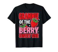 Grammie of The Berry Sweet One Strawberry Birthday Matching Camiseta