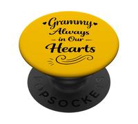Grammy Always In Our Heart - Orgullosa Familia Nietos Abuela PopSockets PopGrip Adhesivo