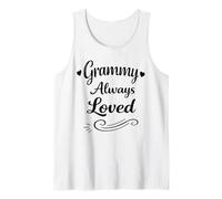 Grammy Always Loved - Retro Orgullosa y Amorosa Familia Abuela Camiseta sin Mangas