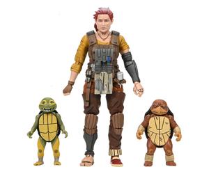 Grammy april with baby yi & moja scale action figura 18 cm teenage mut