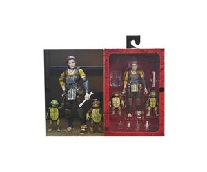 Grammy April with Baby Yi & Moja Scale Action Figure 18 cm Teenage Mutant Ninja