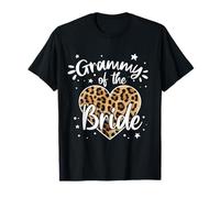 Grammy de la Novia I Loved Her First Cute Leopard Heart Camiseta