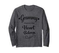 Grammy Forever Our Heart Belongs - Cool Proud Family Grandma Manga Larga