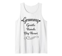 Grammy Gentle Hands Big Heart - Familia Nietos Abuela Camiseta sin Mangas