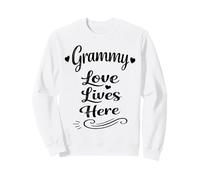 Grammy Love Lives Here - Familia Orgullosa Nietos Abuela Sudadera
