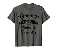 Grammy Love Makes Us Family - Orgullosa Familia Nietos Abuela Camiseta