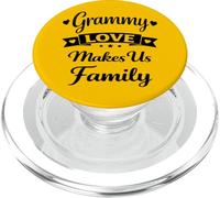 Grammy Love Makes Us Family - Orgullosa Familia Nietos Abuela PopSockets PopGrip para MagSafe