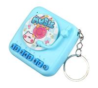 Gramophone, Tiny Retro Piano Game Pendant, ABS Portable Playable Piano with Sound, Fun Handheld Game for Kids and Adults, Perfect for and Collectors, 5.4x5.4x2.5 cm