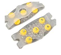 grampones Snow Shoe Spikes Ice Cleats Nail Grips Anti-Slip with 5 Steel Studs For Ice/Snow/slushy Roads para Senderismo Invernal